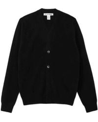 Comme des Garçons - Comme Des Garçons Shirt V-Neck Long-Sleeved Cardigan - Lyst