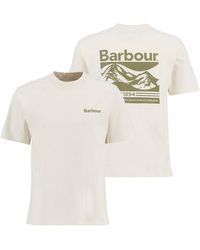 Barbour - Camber Logo-Print T-Shirt - Lyst