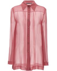 Alberta Ferretti - Long-Sleeved Button-Up Shirt - Lyst