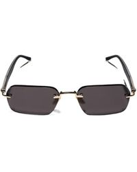 Gucci - Rectangular-Frame Sunglasses - Lyst