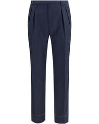 Brioni - Elba Pleated Pants - Lyst