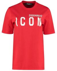 DSquared² - Icon Print T-Shirt - Lyst