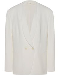 The Row - Alda Double-Breasted Suit Jacket - Lyst