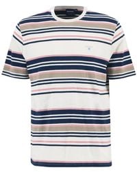Barbour - Aickmen Tailored Striped T-Shirt - Lyst