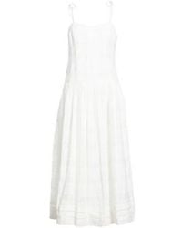 Rag & Bone - Midi Dress Cotton, Cupro - Lyst