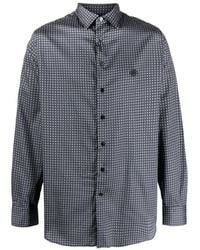 Etro - All-Over Patterned Long-Sleeved Shirt - Lyst