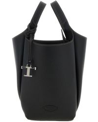 Tod's - T Timeless Mini Bucket Bag - Lyst