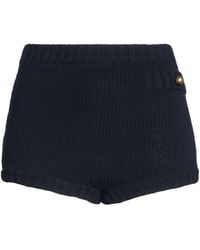 Chloé - Solid Color Knitted Hot Pants - Lyst