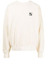 we11done - Logo-Patch Sweatshirt - Lyst