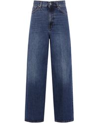 TOTEME - Totême High-Waisted Straight-Leg Jeans - Lyst