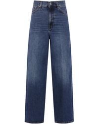 TOTEME - Totême High-Waisted Wide-Leg Jeans - Lyst