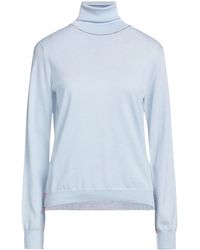 Maison Margiela - Solid Color Wool Turtleneck Knit Sweater - Lyst