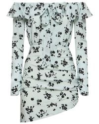 Alessandra Rich - Strapless Long-Sleeved Dress - Lyst