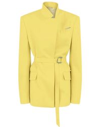 The Attico - The Long-Sleeved Belted Jacket - Lyst