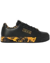 Versace Jeans Couture - Couture Barocco Printed Low-Top Sneakers - Lyst