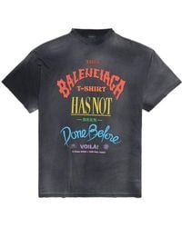 Balenciaga 'Not Been Done' Hoodie in Blue for Men | Lyst