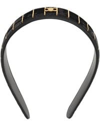 Celine - Striped Sequins Headband - Lyst