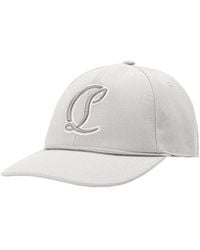 Christian Louboutin - Solid Color Baseball Cap - Lyst
