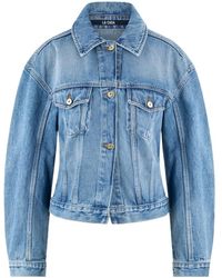 Jacquemus - Single-Breasted Denim Jacket - Lyst