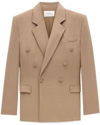 Saint Laurent - Oversized Double-Breasted Jacket - Lyst