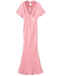 Twinset - Short-Sleeve Maxi Dress - Lyst