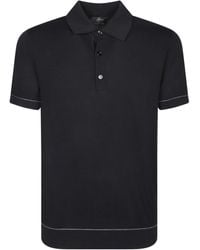 Brioni - Short-Sleeved Polo Shirt - Lyst