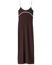 Miu Miu - Stretch Jersey Midi-Dress - Lyst