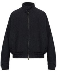 DARKPARK - Herringbone Wool Bomber Jacket - Lyst