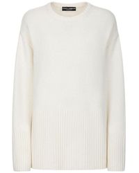 Dolce & Gabbana - Ribbed Crew Neck Sweater - Lyst