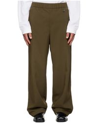 WOOYOUNGMI - Twill Stretch Casual Pants - Lyst