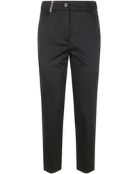 Peserico - Tapered Trousers - Lyst
