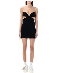 Off-White c/o Virgil Abloh - Cut-Out Detailed Sleeveless Mini Dress - Lyst