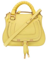 Chloé - Marcie Mini Leather Tote Bag - Lyst