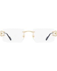 Cartier - Rectangle Frame Glasses - Lyst