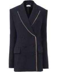 Chloé - Chloé Chain-Embellished Jacket - Lyst