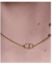 Dior - Qixi Cd Lady Twist Necklace - Lyst