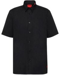BOSS - Ebor Button-Down Short Sleeve Shirt - Lyst