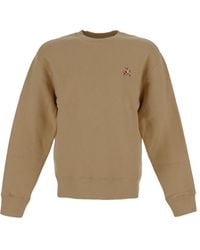 Maison Kitsuné - Maison Kitsuné Speedy Fox Patch Crewneck Sweatshirt - Lyst