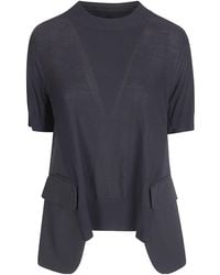 Sacai - Knit Pullover - Lyst