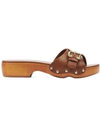 Chloé - Jeannette Leather Mules - Lyst