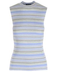 Theory - Mock Neck Tank Top - Lyst