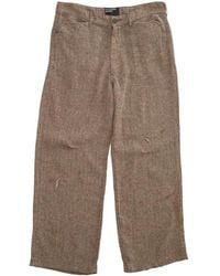 Enfants Riches Deprimes - Repair Distressed Trousers - Lyst
