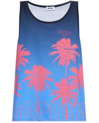 Moschino - Palm-Tree-Print Tank Top - Lyst