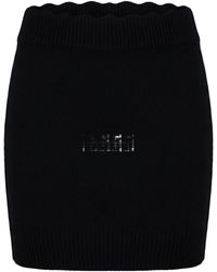 Chloé - Minimalist Solid-Colored Knit Midi Skirt - Lyst