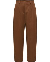 Moncler - Straight Leg Gabardine Trousers - Lyst