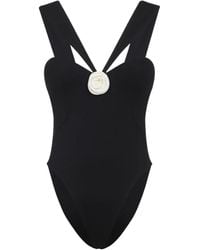 LaRevêche - Floral One-Piece Swimsuit - Lyst