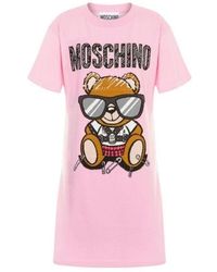 Moschino - Teddy Bear Knitted Dress - Lyst
