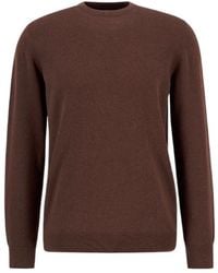Barbour - Long-Sleeved Crew Neck Knit Sweater - Lyst