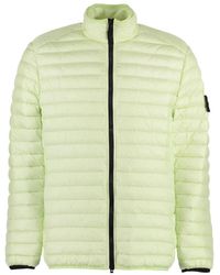 Stone Island - Logo Patch Zip-Up Padded Jacket - Lyst