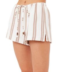 The Upside - Baja Elias Striped Shorts - Lyst